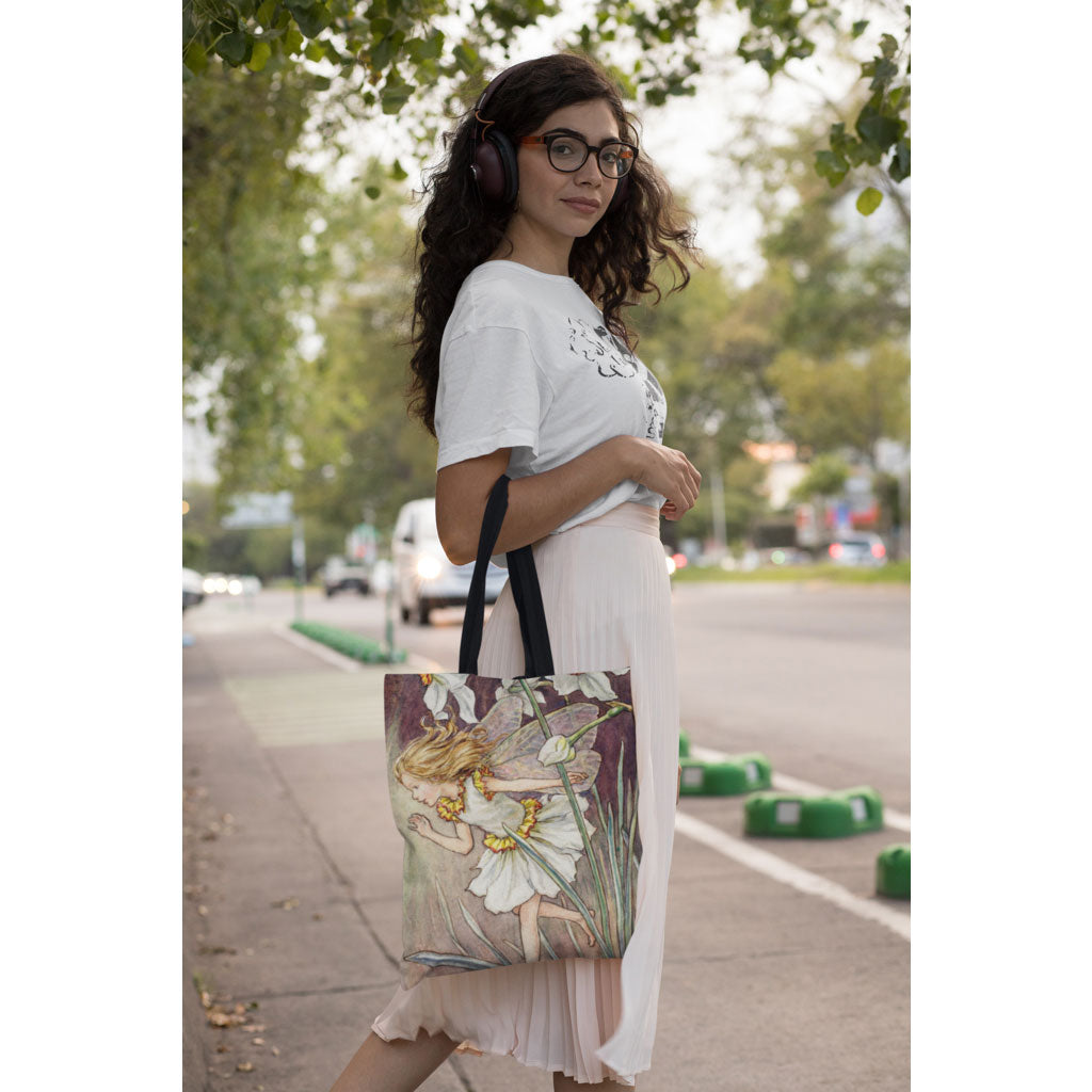 Narcissus Fairy Edge-to-Edge Tote Bag