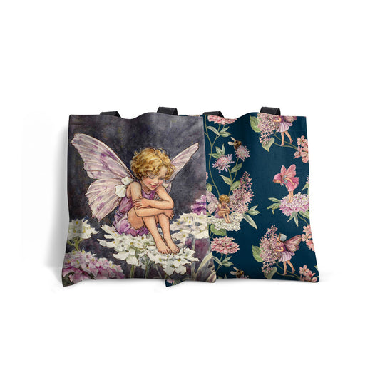 Candytuft Fairy Edge-to-Edge Tote Bag