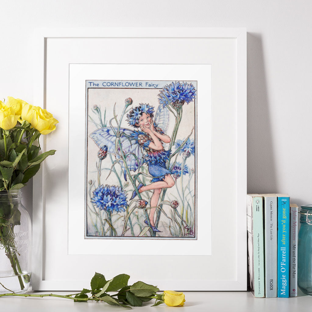 The Cornflower Fairy 11x14" Art Print