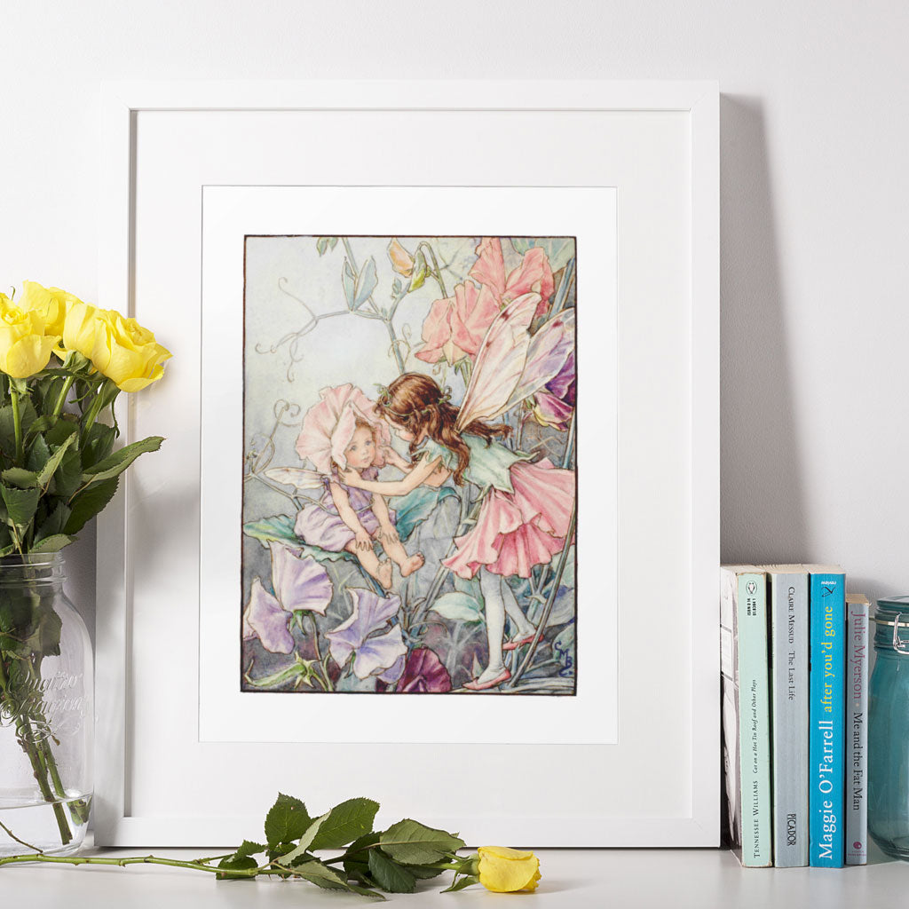 The Sweet Pea Fairies 11x14" Art Print