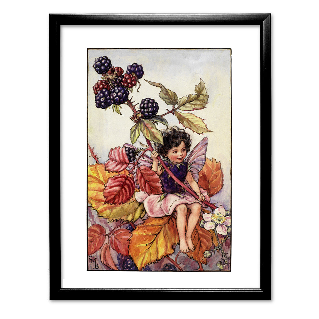 The Blackberry Fairy 11x14" Art Print