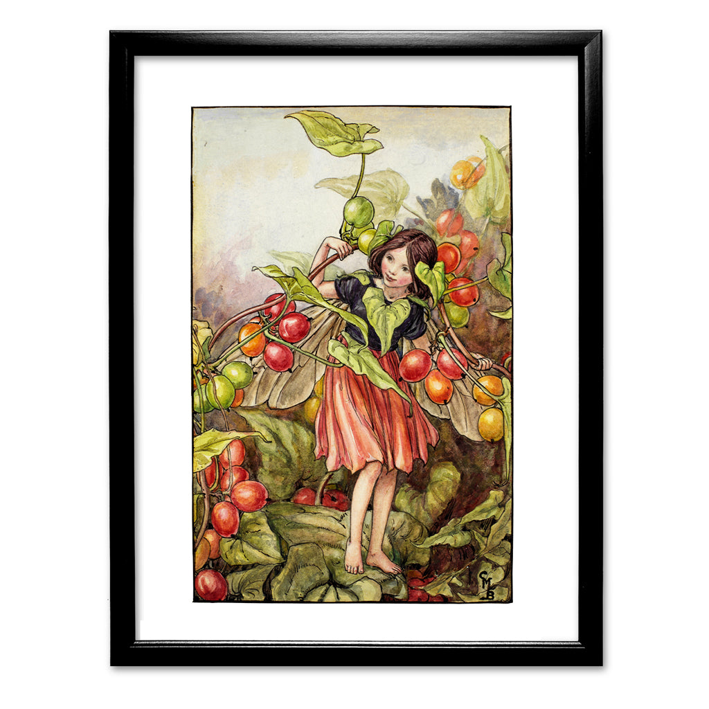 The Black Bryony Fairy 11x14" Art Print