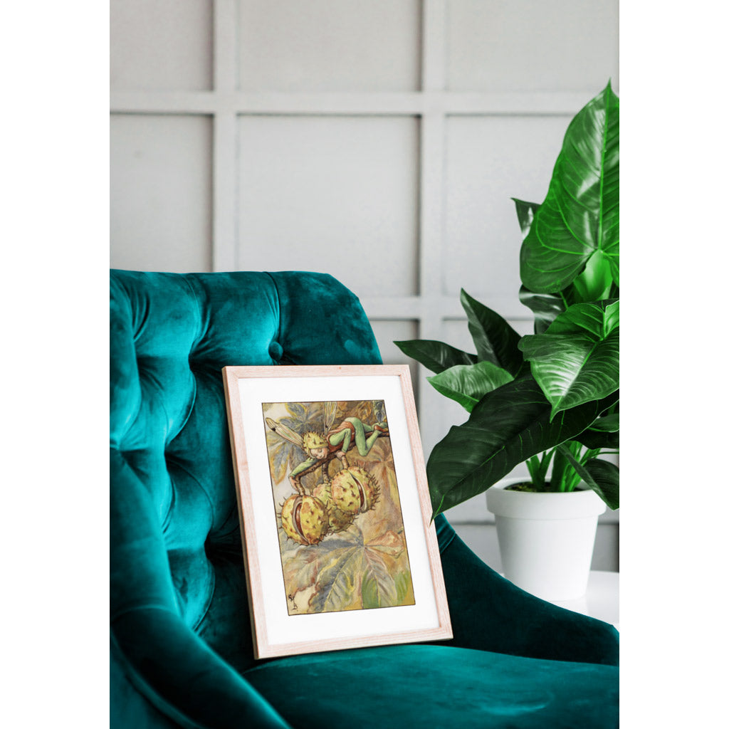 The Horse Chestnut Fairy 11x14" Art Print