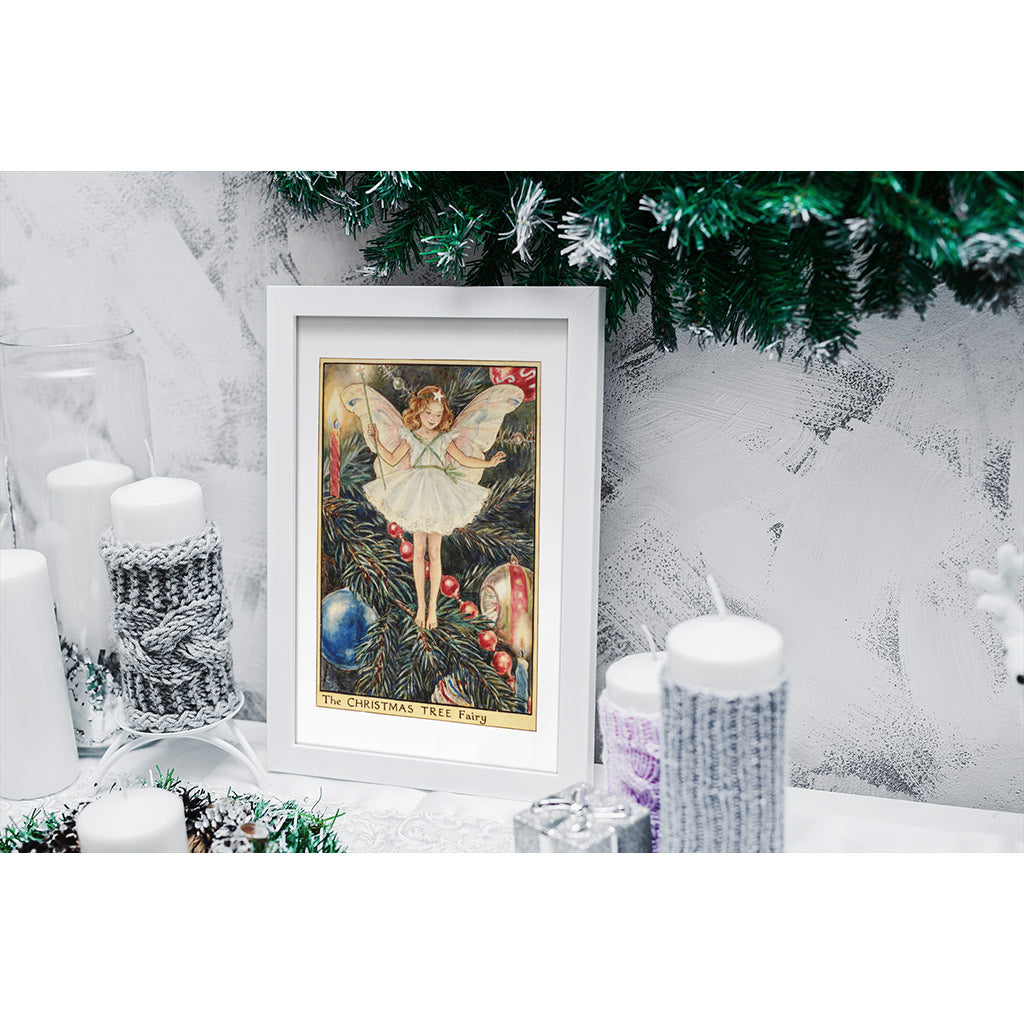 The Christmas Tree Fairy 11x14" Art Print