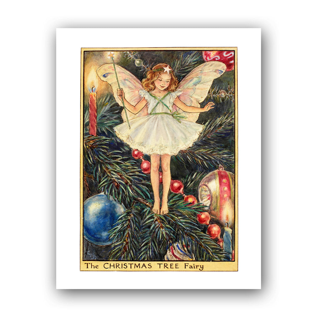 The Christmas Tree Fairy 11x14" Art Print
