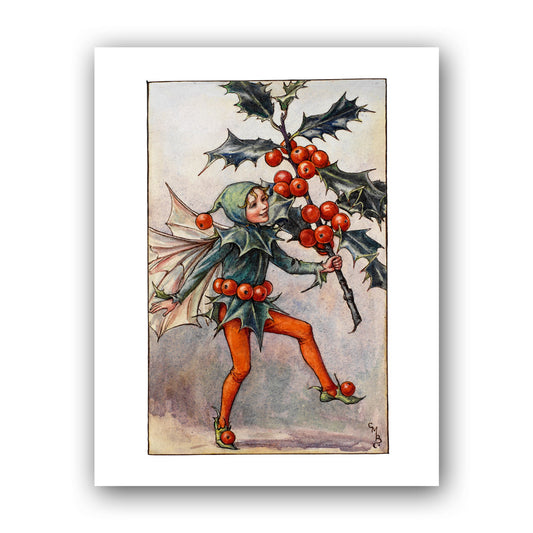 The Holly Fairy 11x14" Art Print