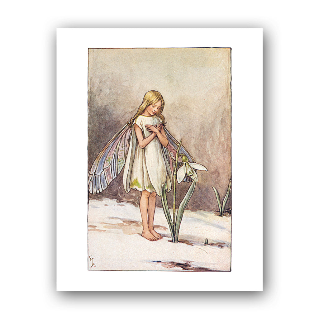 The Snowdrop Fairy 11x14" Art Print