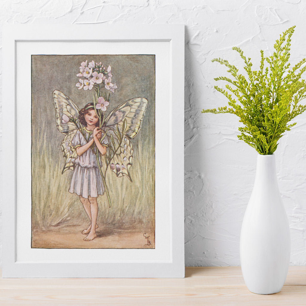 The Lady's Smock Fairy 11x14" Art Print