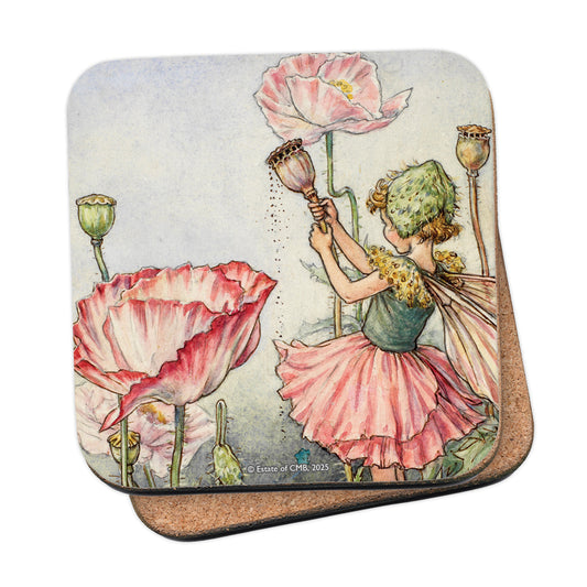 The Shirley Poppy Fairy Coaster