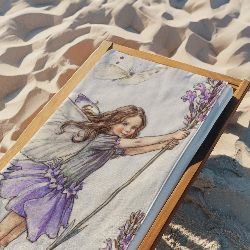 The Lavender Fairy Beach Towel