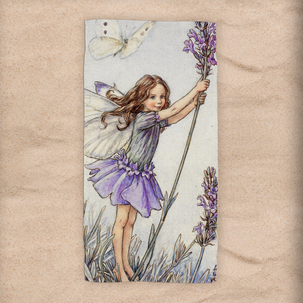 The Lavender Fairy Beach Towel