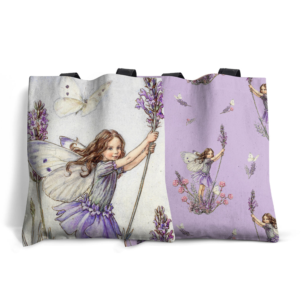 flower fairies lavender The Lavender Fairy Tote Bag
