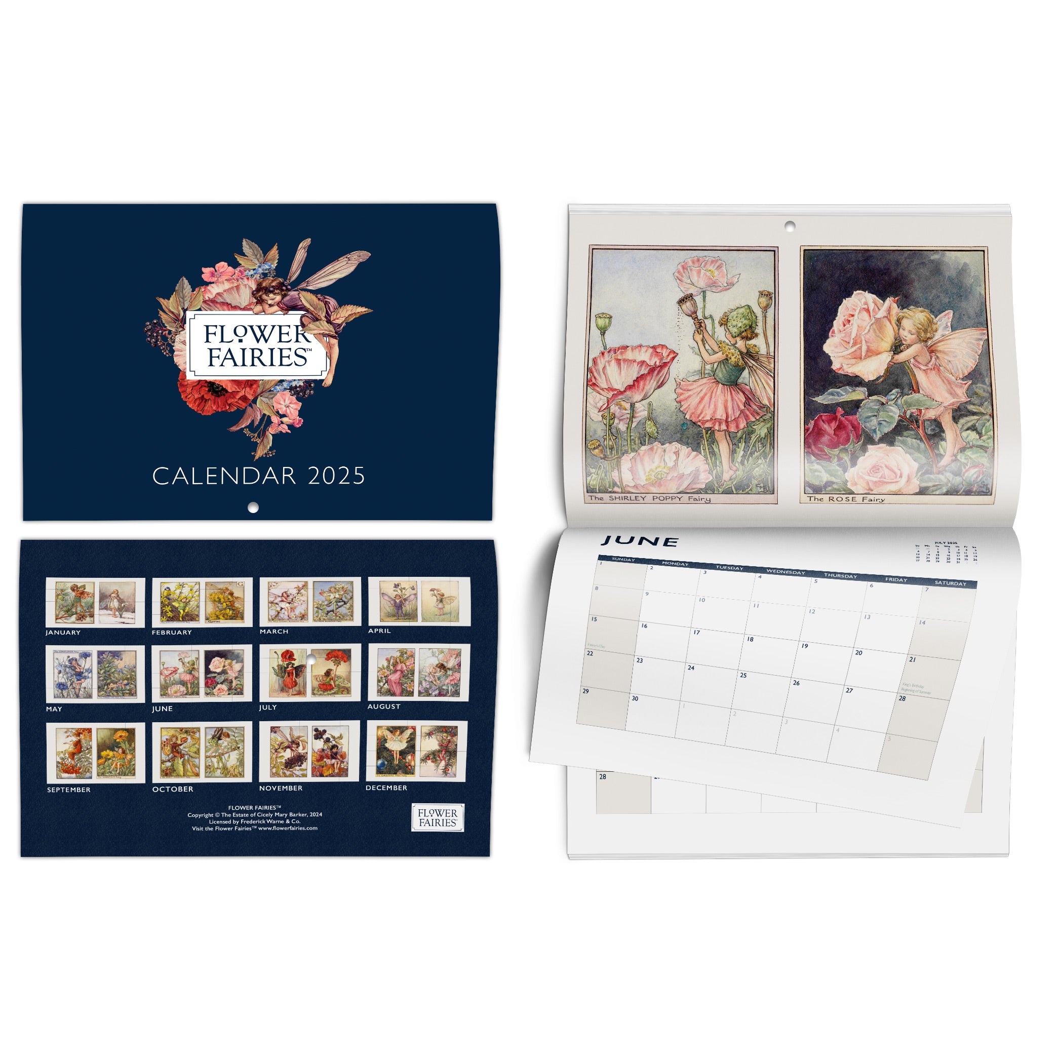 The Flower Fairies 2025 Calendar Flower Fairies Shop