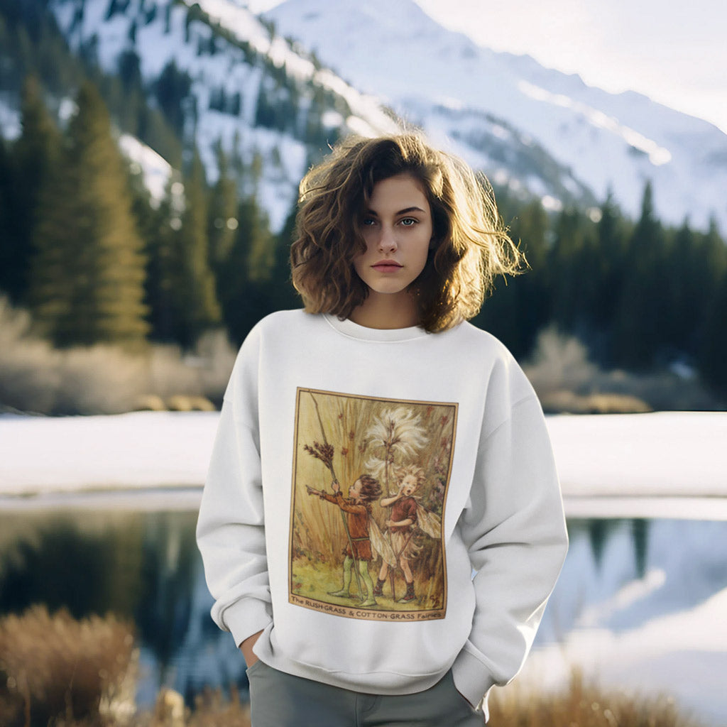 The Rush-Grass & Cotton-Grass Fairies Sweatshirt