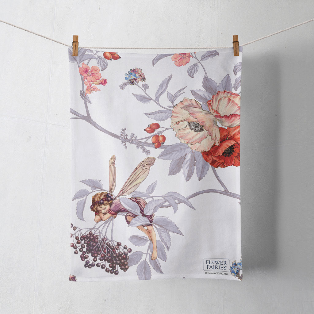 Elderberry Fairy Tea Towel