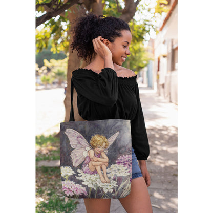 Candytuft Fairy Edge-to-Edge Tote Bag