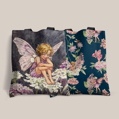 Candytuft Fairy Edge-to-Edge Tote Bag