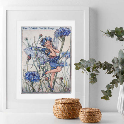 The Cornflower Fairy 11x14" Art Print