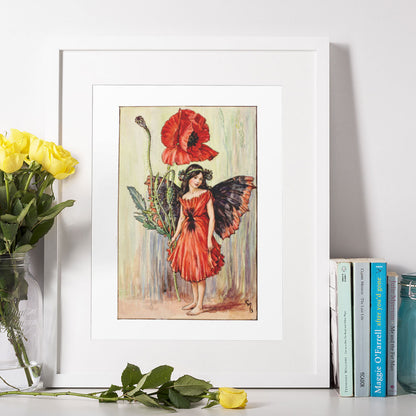 The Poppy Fairy 11x14" Art Print