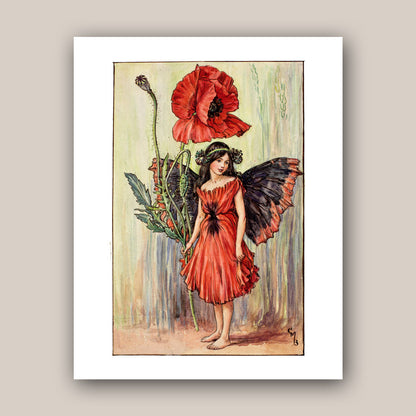 The Poppy Fairy 11x14" Art Print