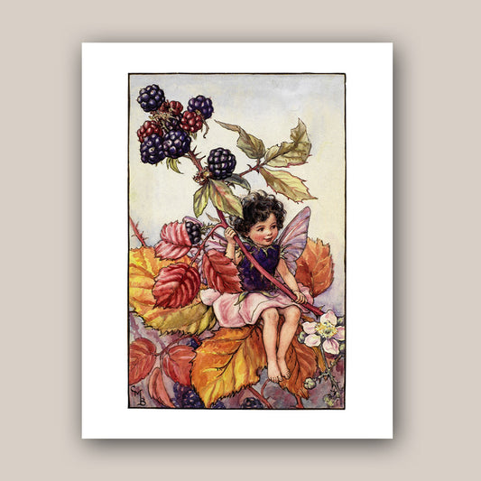 The Blackberry Fairy 11x14" Art Print
