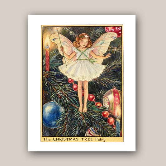 The Christmas Tree Fairy 11x14" Art Print