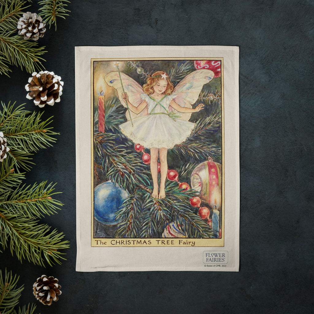 The Christmas Tree Fairy Tea Towel