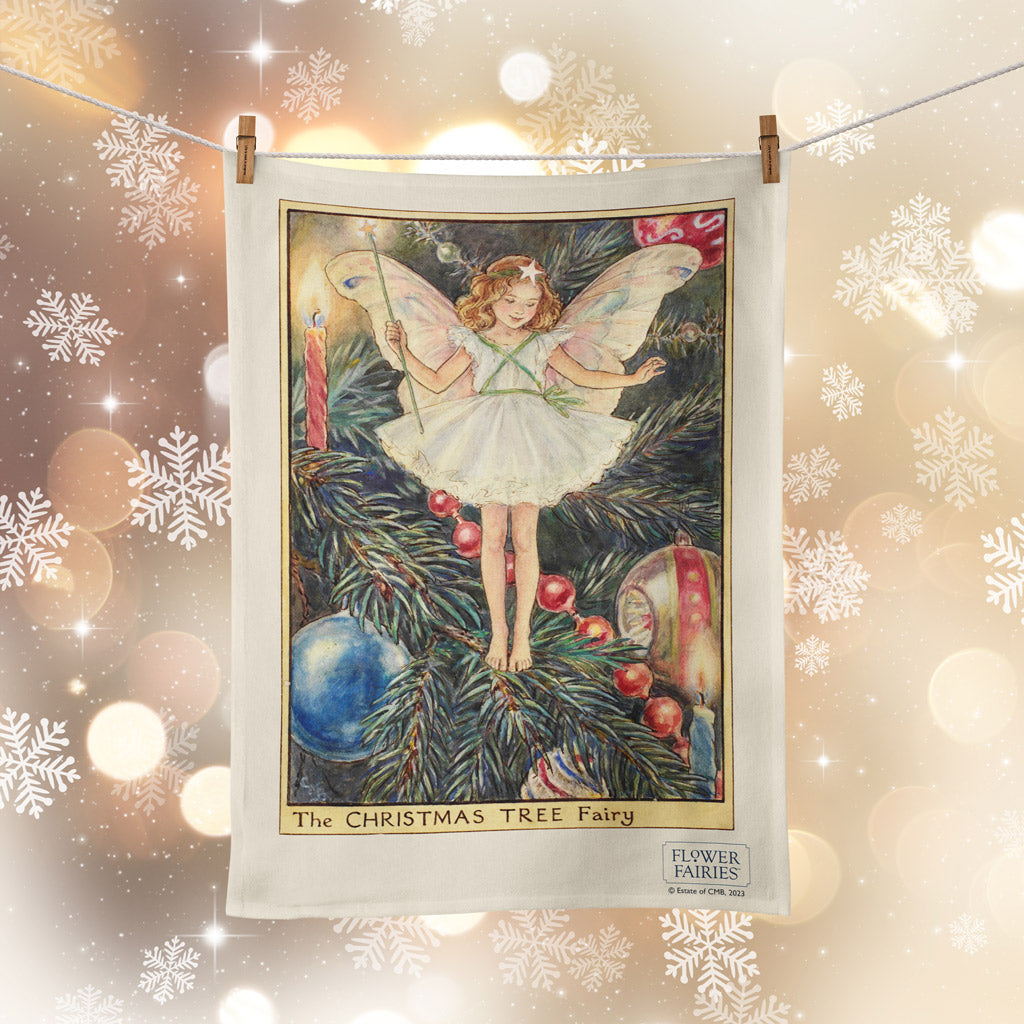 The Christmas Tree Fairy Tea Towel