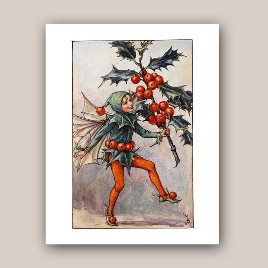 The Holly Fairy 11x14" Art Print