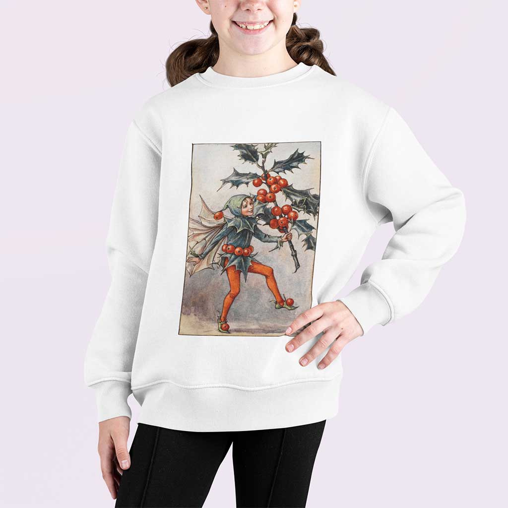 The Holly Fairy Kids Sweatshirt