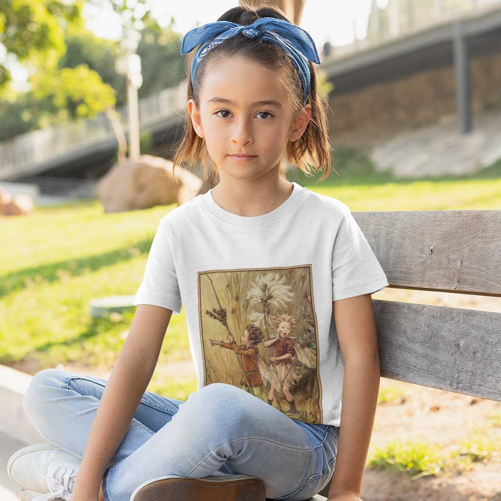 The Rush-Grass & Cotton-Grass Fairies Kids T-Shirt