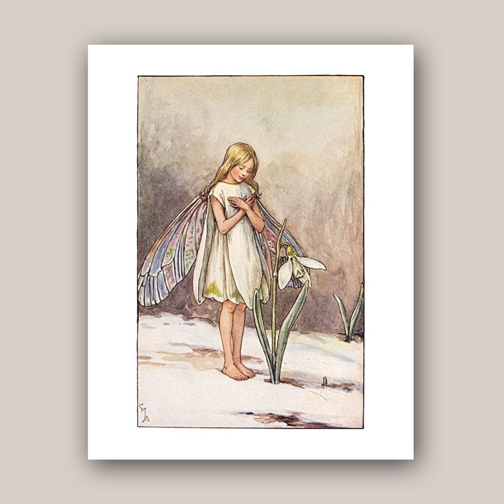 The Snowdrop Fairy 11x14" Art Print
