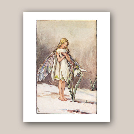 The Snowdrop Fairy 11x14" Art Print