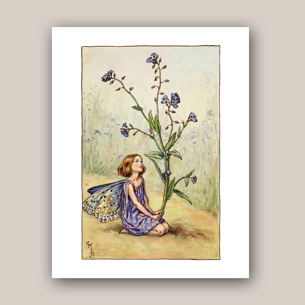 The Forget-me-not Fairy 11x14" Art Print