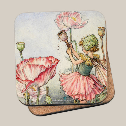The Shirley Poppy Fairy Coaster