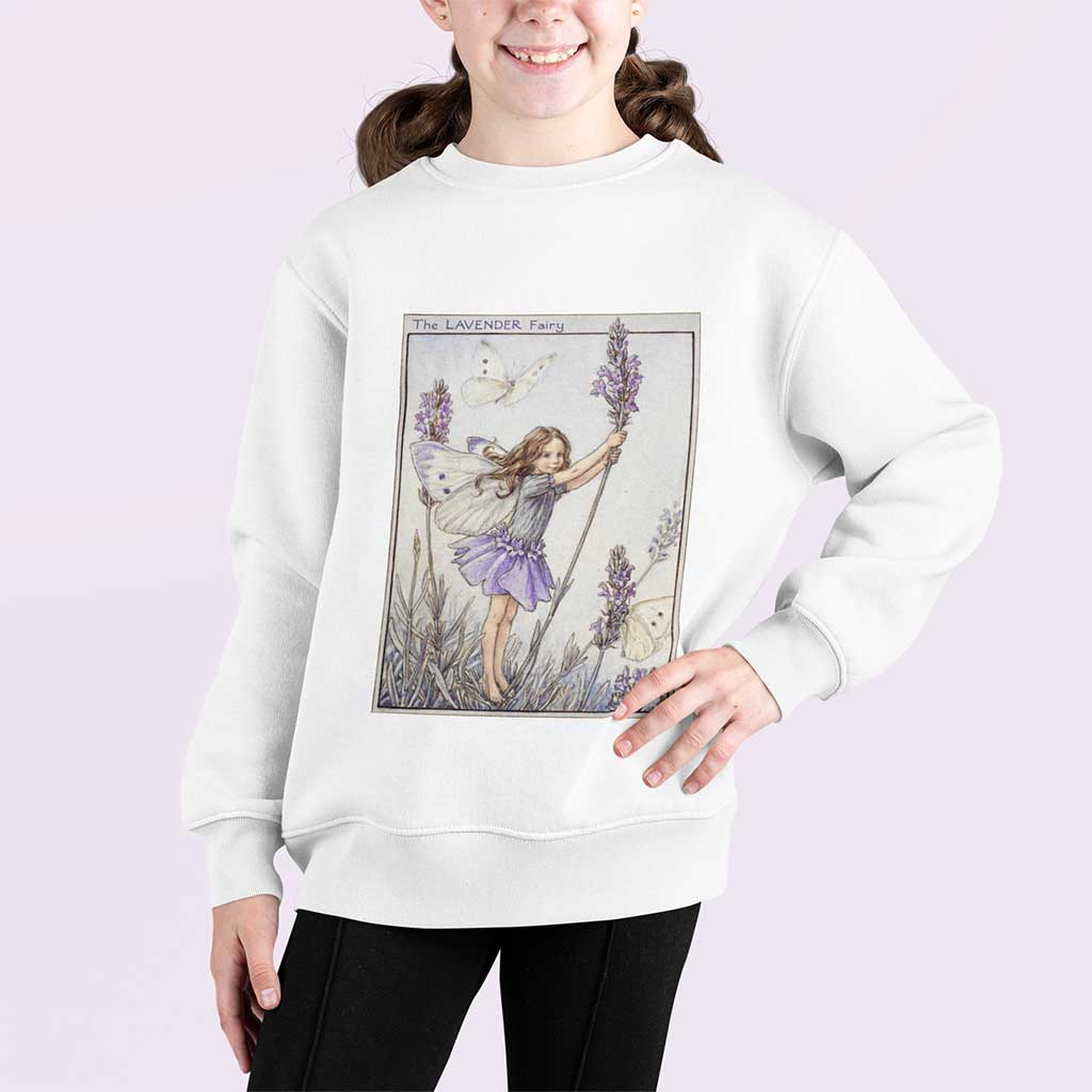 The Lavender Fairy Kids Sweatshirt