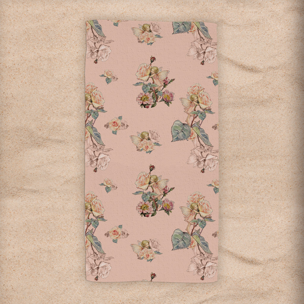 The Rose Fairies Beach Towel