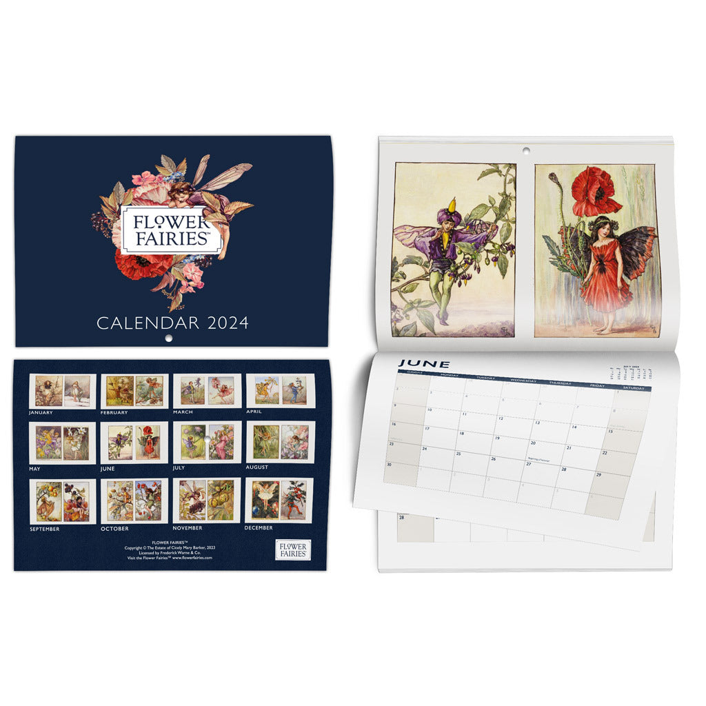 The Flower Fairies 2024 Calendar Flower Fairies Shop   FLF2024CAL Mockup V2 SQ 