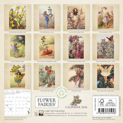 Flower Fairies MINI Wall Calendar 2026