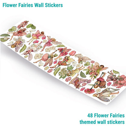 Pink Flower Fairy Wall Stickers
