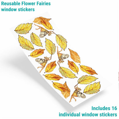 Silver Birch Fairy Window Stickers